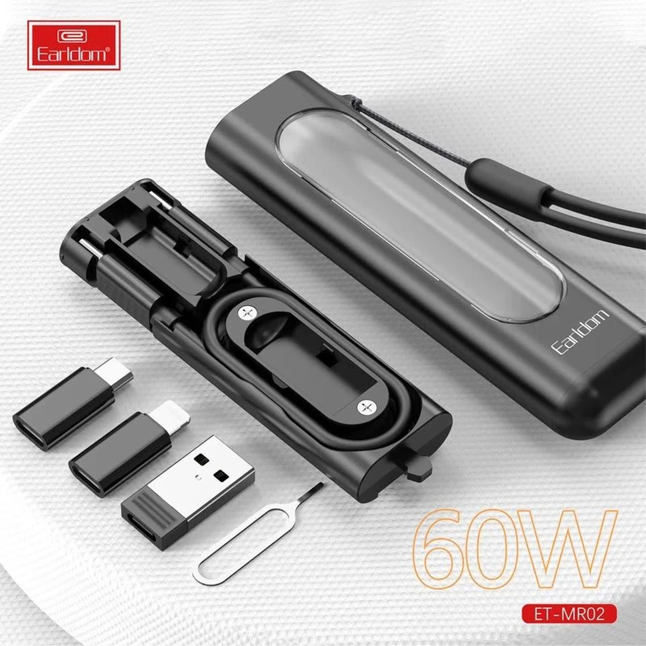 مجموعه لوازم جانبی موبایل Earldom مدل ET-MR02 60W - مشکی